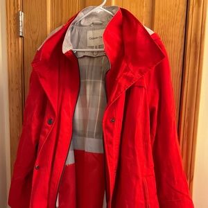 Coldwater Creek Red Lined Coat - Spring/Winter
